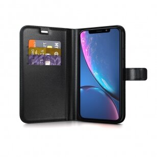 Dėklas BeHello Gel Wallet Samsung G996 S21 Plus 5G juodas